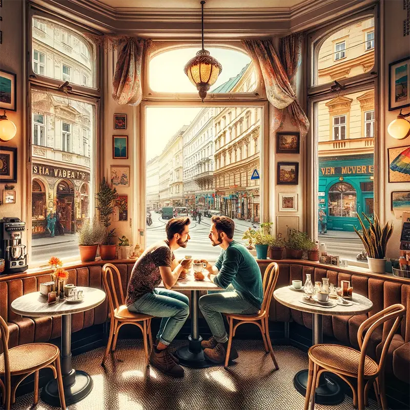 Gays friendly cafes in Vienna